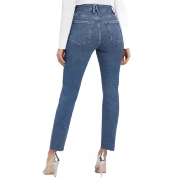 Good American Good Classic hi-rise skinnyish fit Jeans NWT $159 in size 4/27 - Picture 2 of 13
